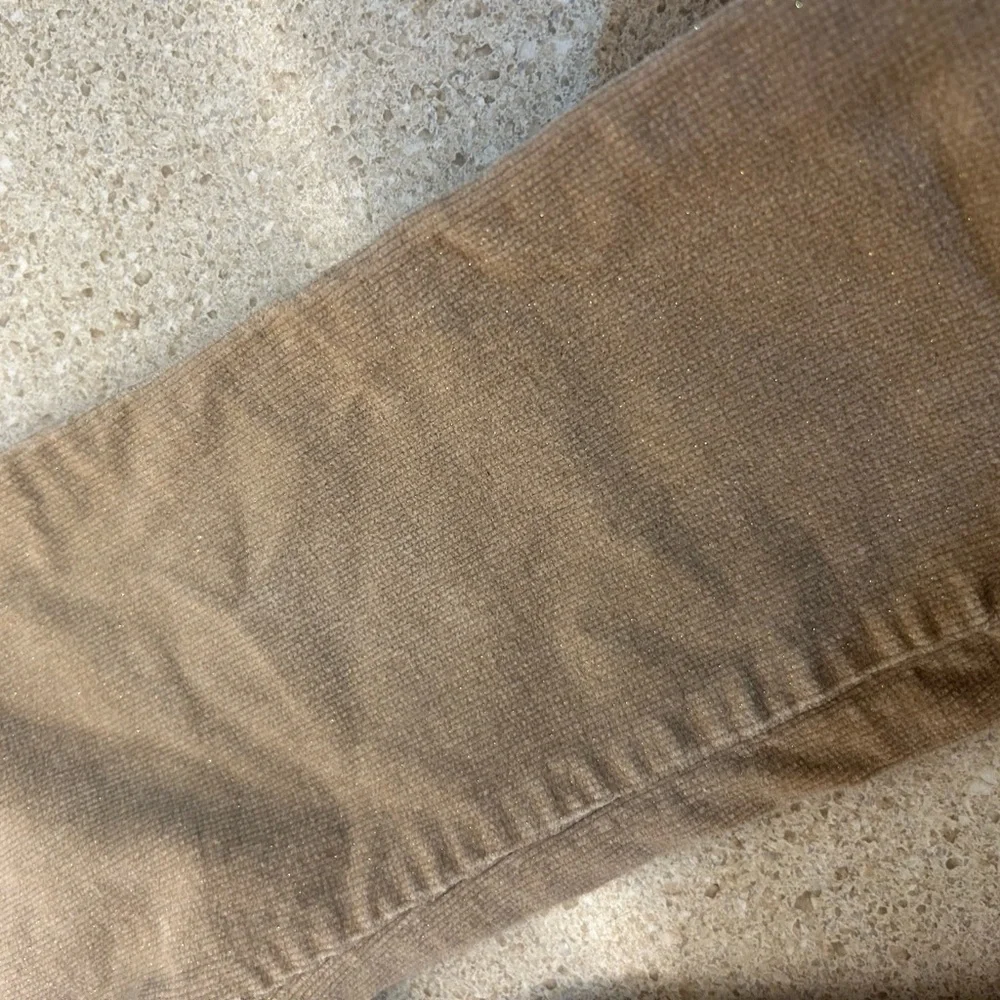 The‎ Childrens Place Tan Glitter Jeans with Heart Pockets Size 24 Months